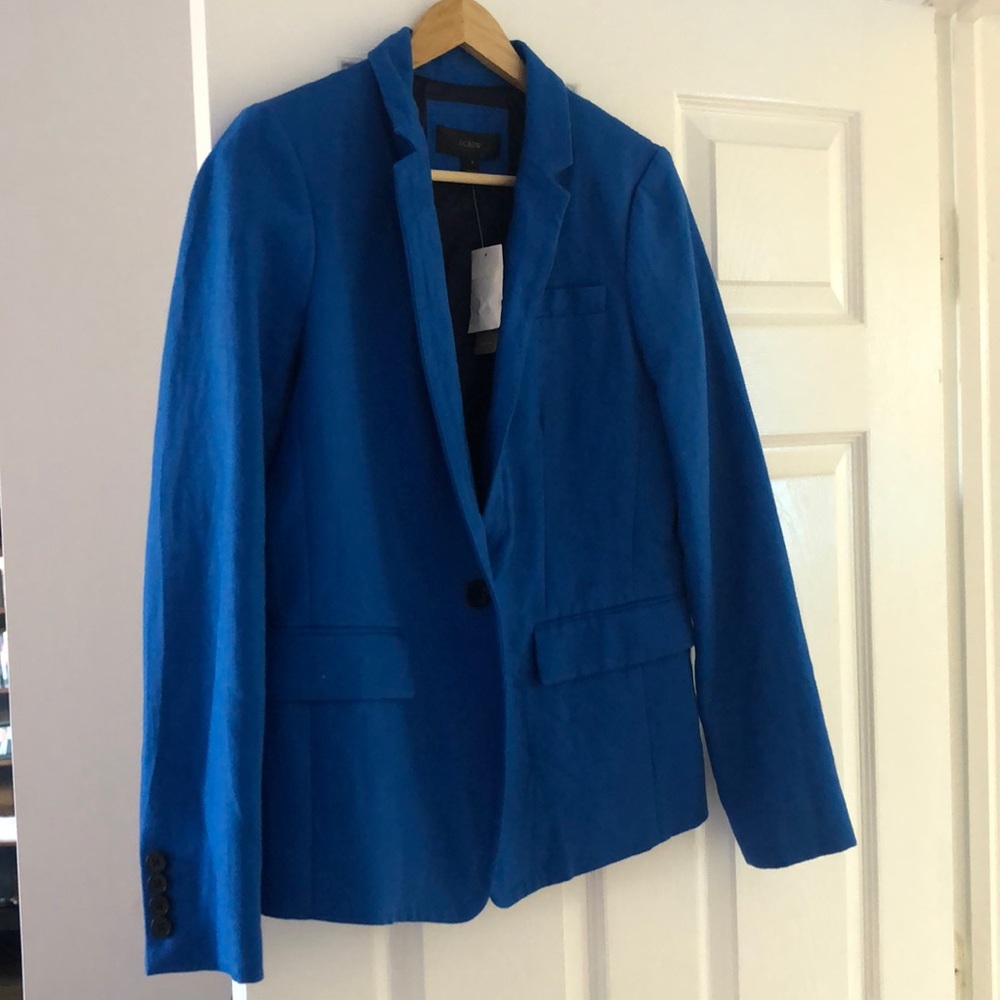 Colbalt blue j crew blazer NWT size 6